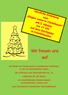 Singen unterm Christbaum 2024